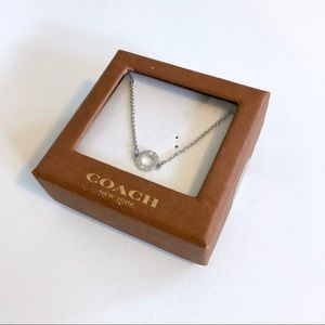 ⛓ Coach Sterling Silver Necklace